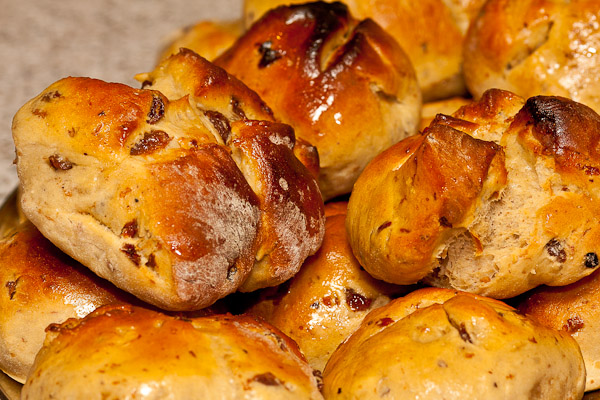 Homemade hot cross buns...yum!