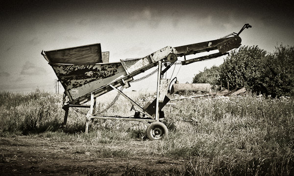 Derelict farm equipment