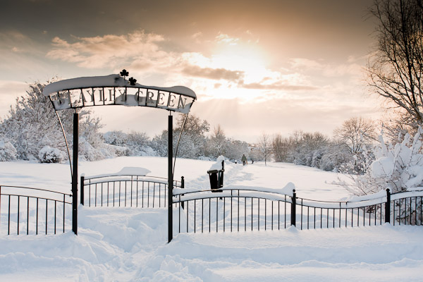 Slayley Green under snow