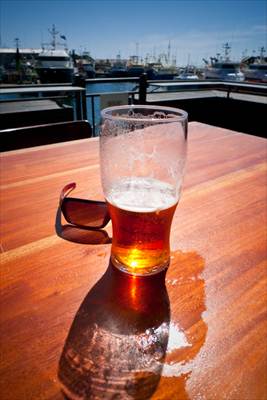 Little Creatures Pale Ale at The Loft on a hot Sunday afternoon