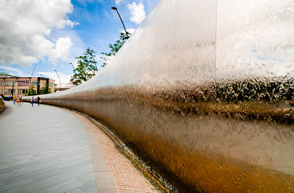 Cutting Edge Sculpture, Sheaf Square, Sheffield