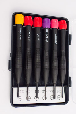 Watchmakers screwdrivers