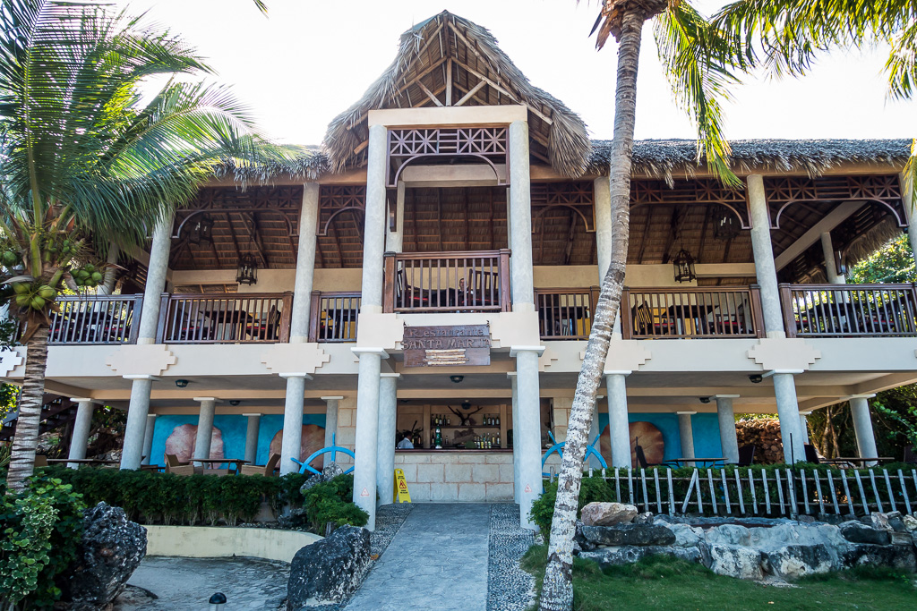 The beach restaurant Santa Maria