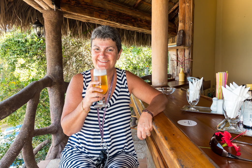 At the Royal Service beach bar