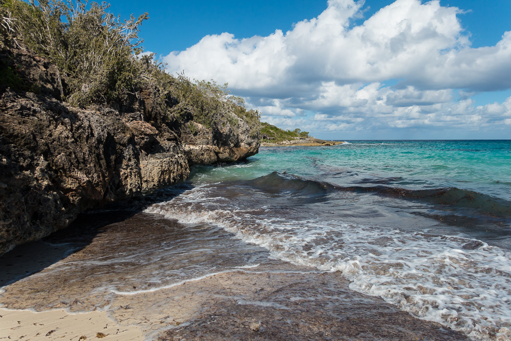 The Wall at the end of the beach